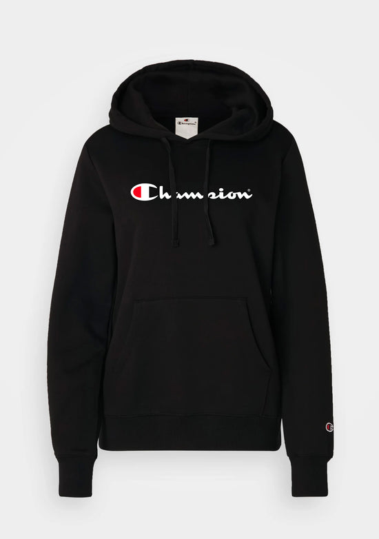 Champion Women’s Script Hoodie Black