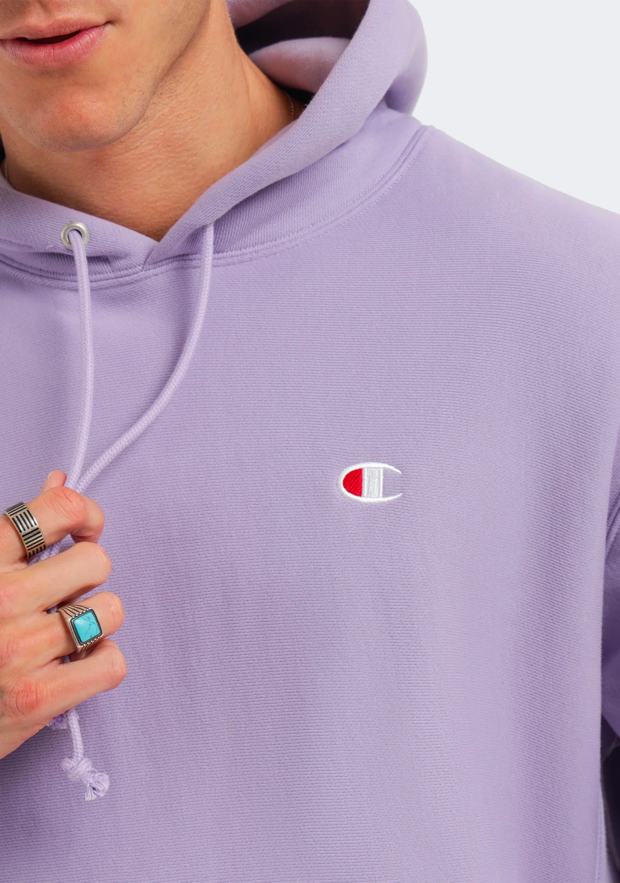 Champion Men's Reverse Weave Small C Hoodie