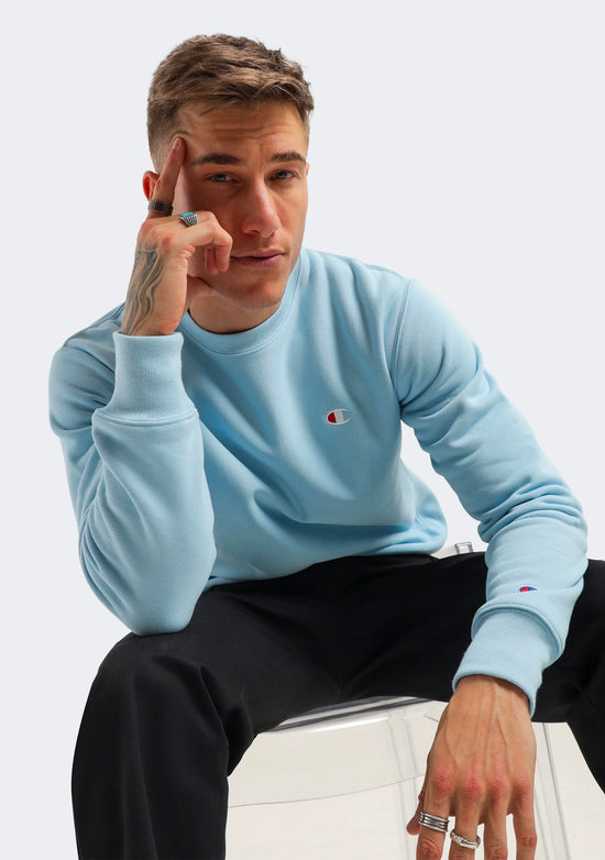 Champion Men's Reverse Weave Small C-Logo Crew