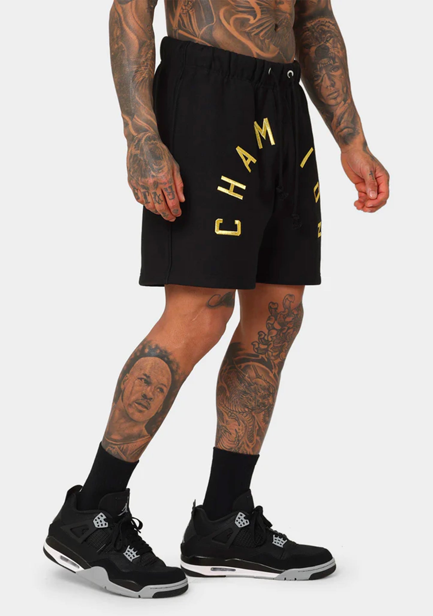 Champion Men's Reverse Weave Arch Logo Shorts