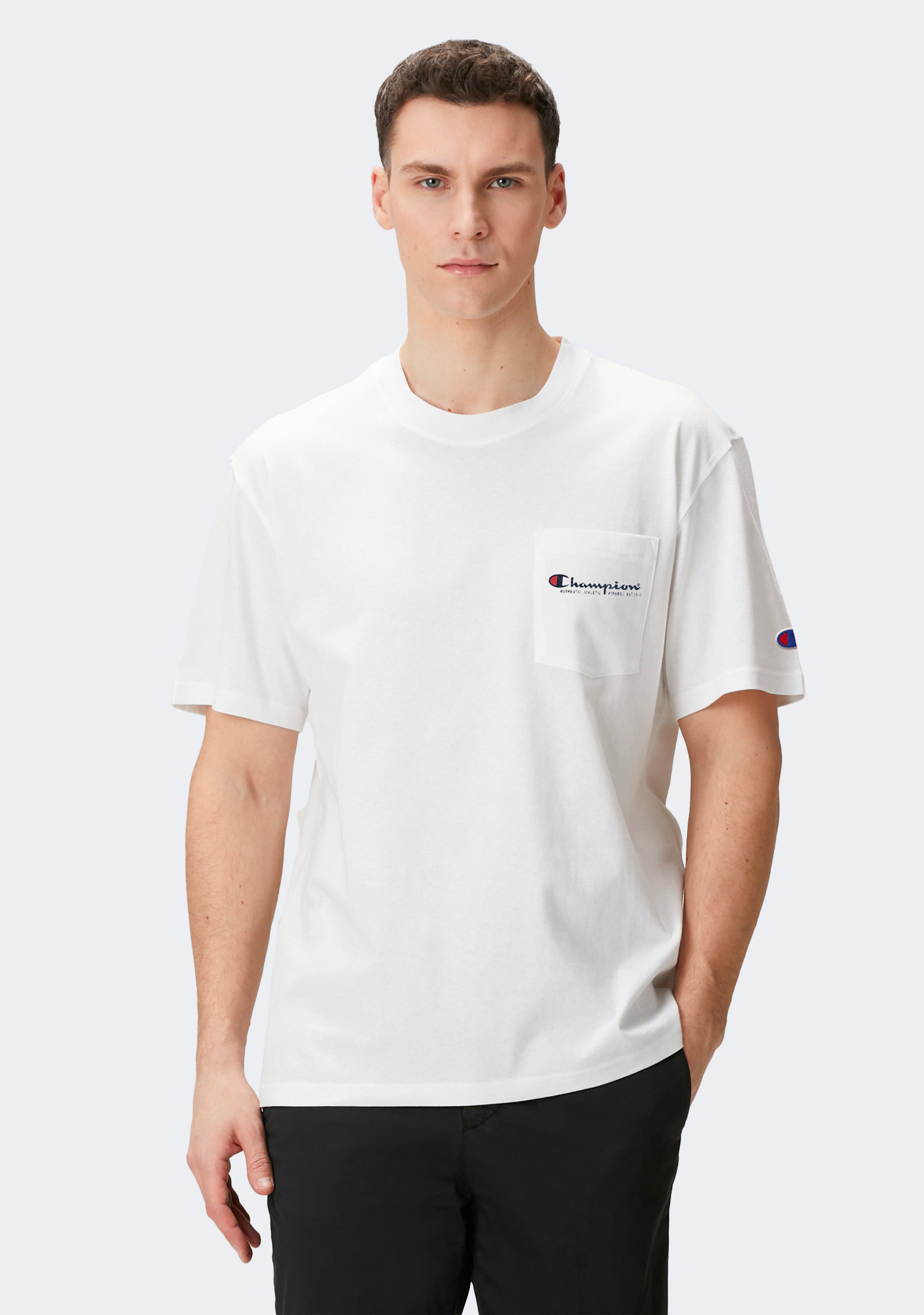 Champion Men's Recycled Jersey Script Tee