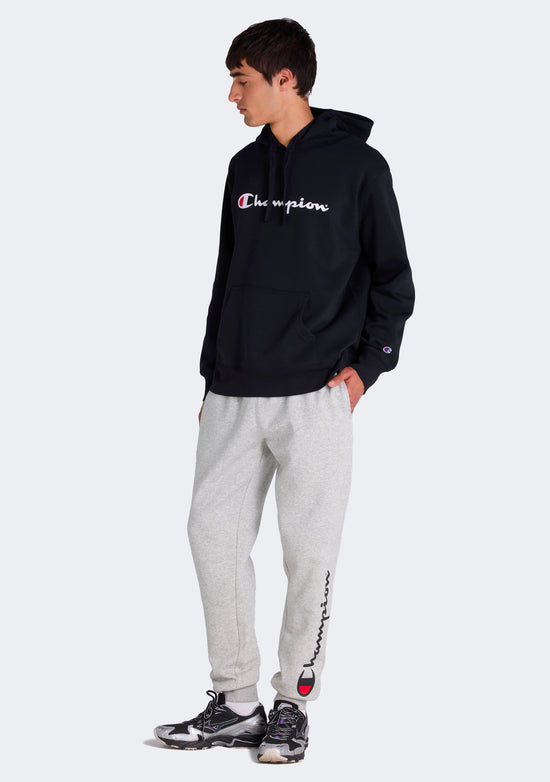 Champion Men's Legacy Script Cuff Track Pants Grey