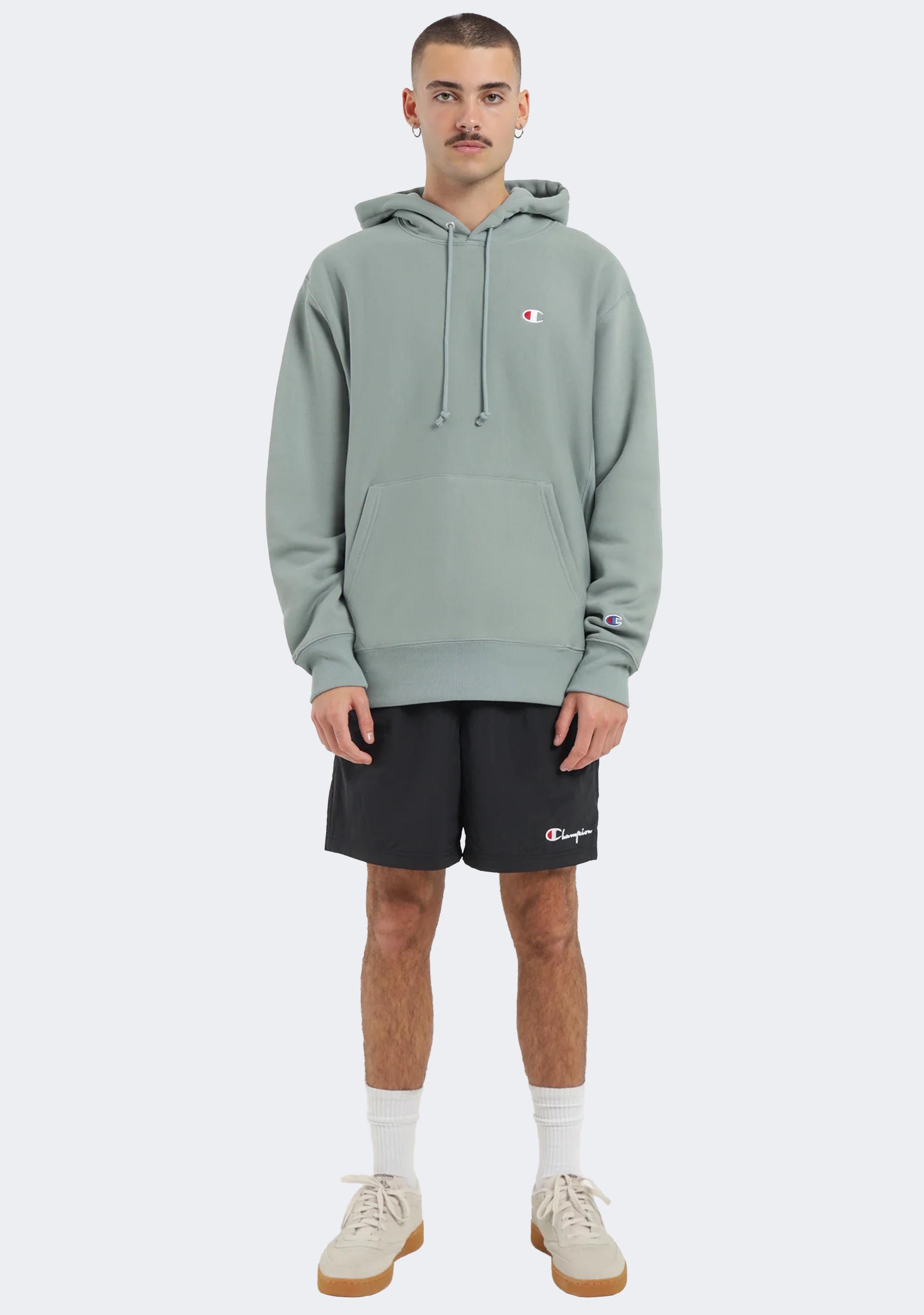 Champion Men's Reverse Weave Sml C Hoodie