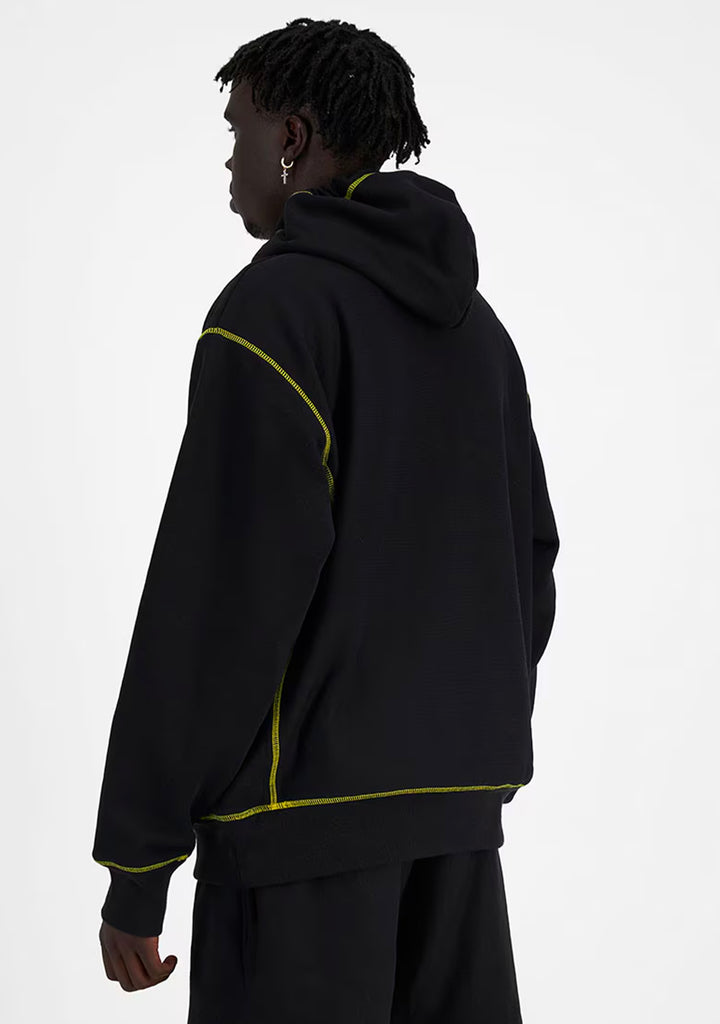 Champion Men's Reverse Weave Contrast Stitch Hoodie Black