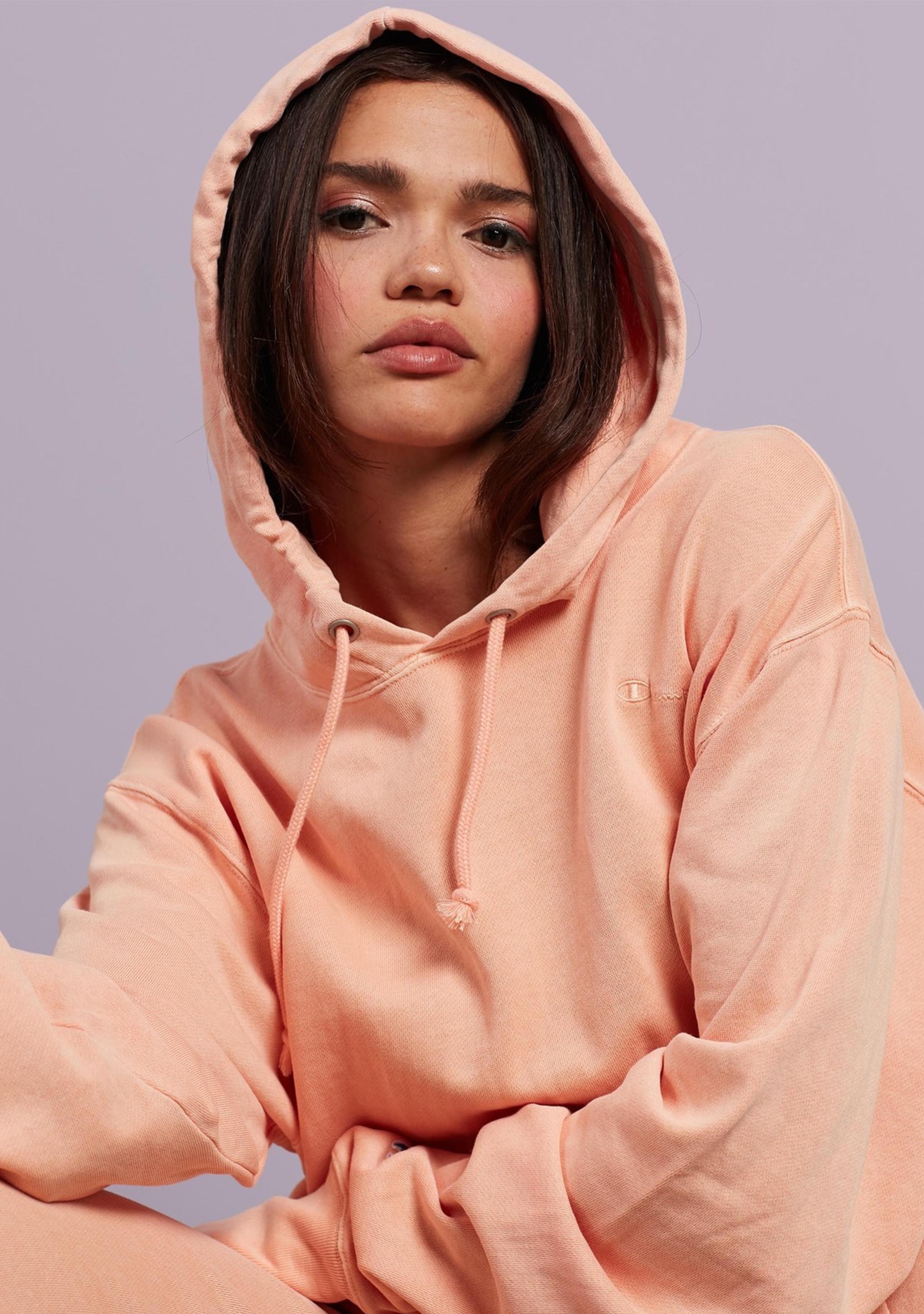 Champion Women's JR Vintage Dye BF Hoodie