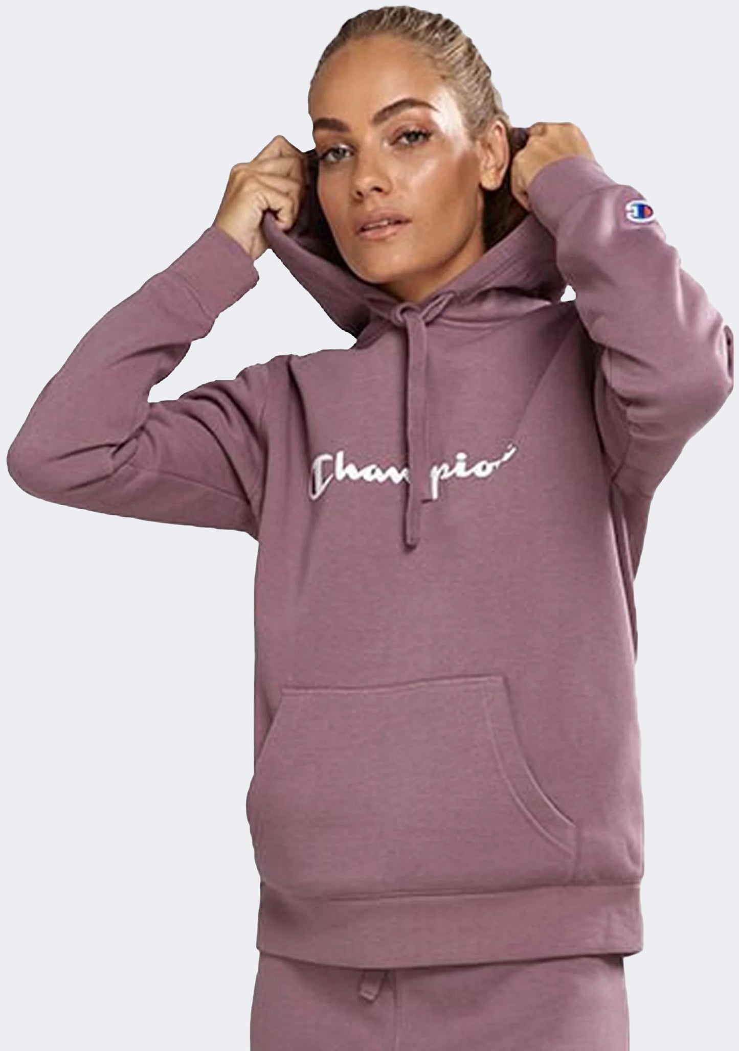 Champion Women’s Script Hoodie Lilac