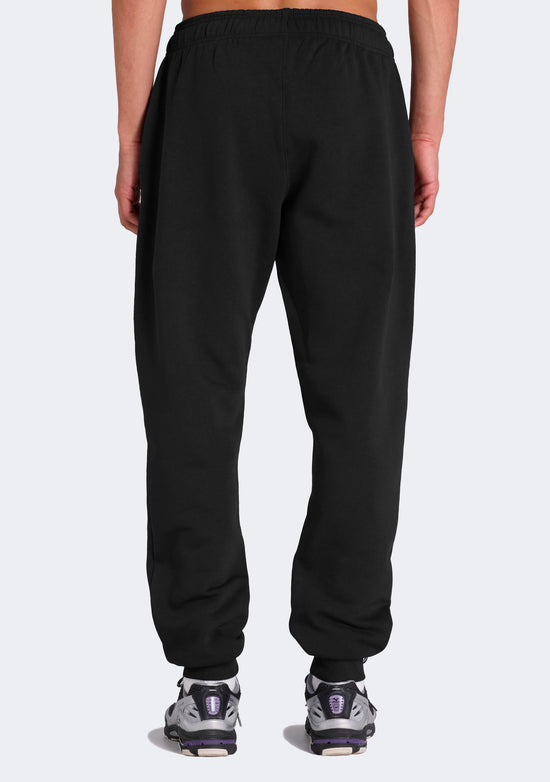 Champion Men's Legacy Script Cuff Track Pants Black