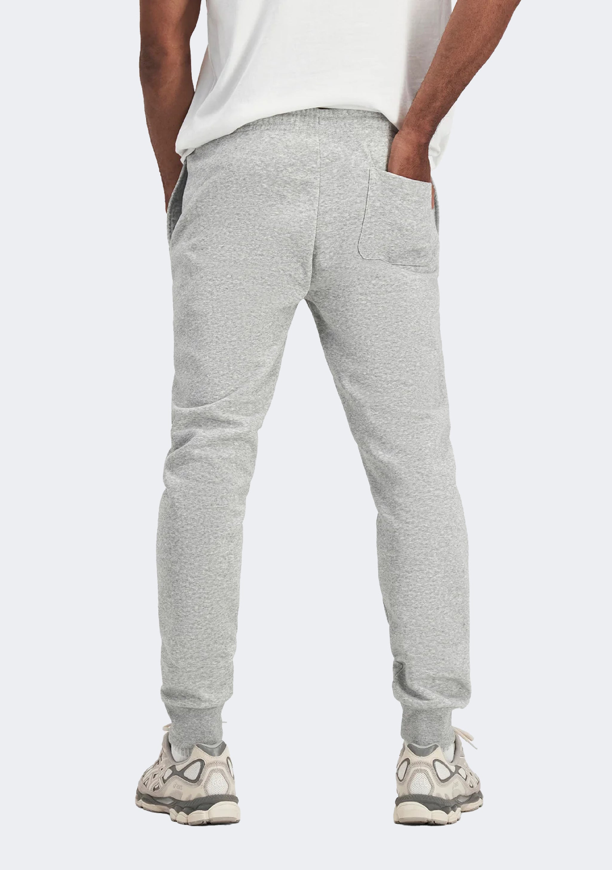 Champion Men's Skinny C Logo Fleece Trackpant