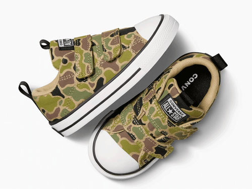 Converse Infants Chuck Taylor All Star 2V Canine Camo Low Top <BR> A05211C