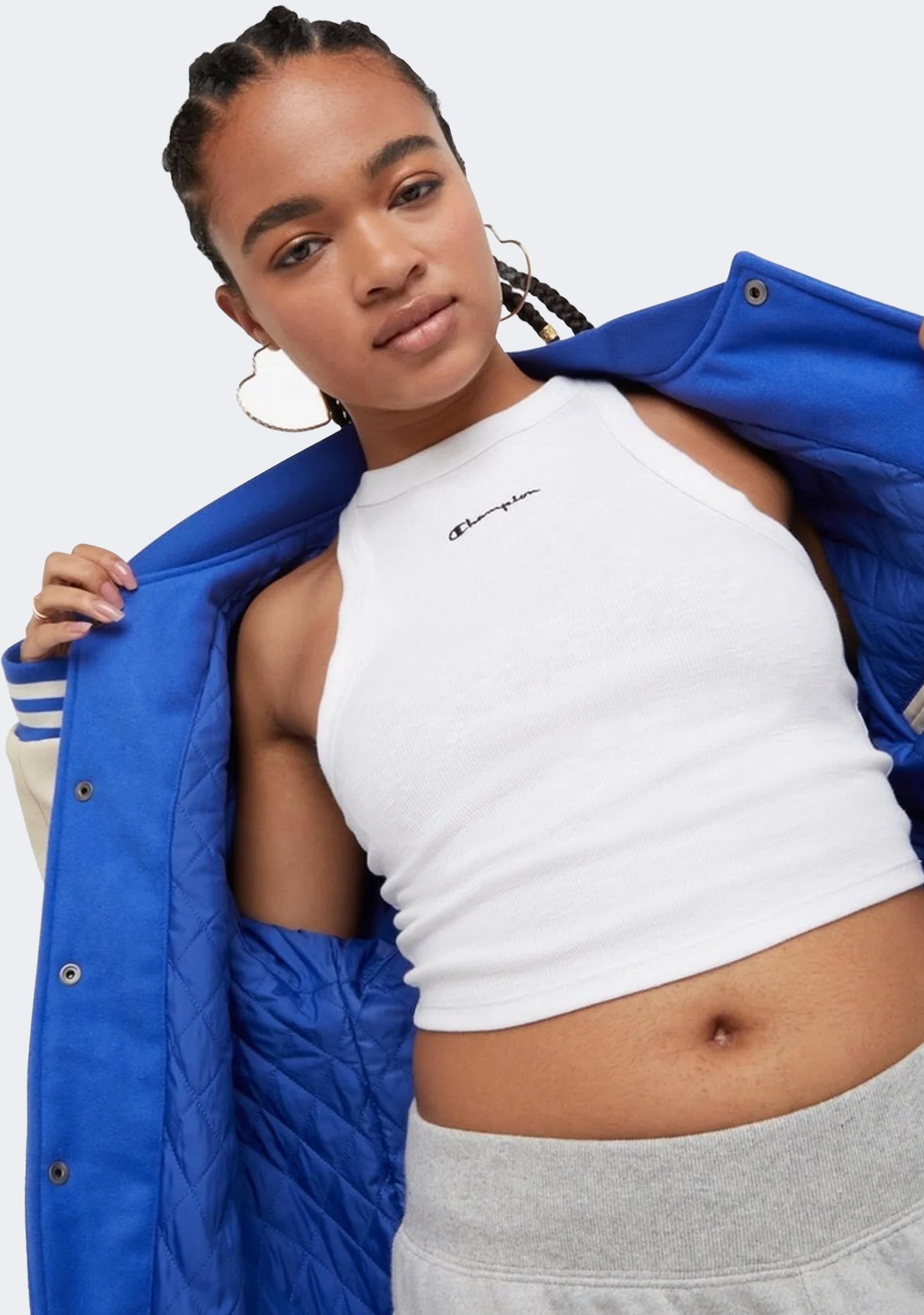 Champion Women's Lifestyle HN Fit Rib Tank