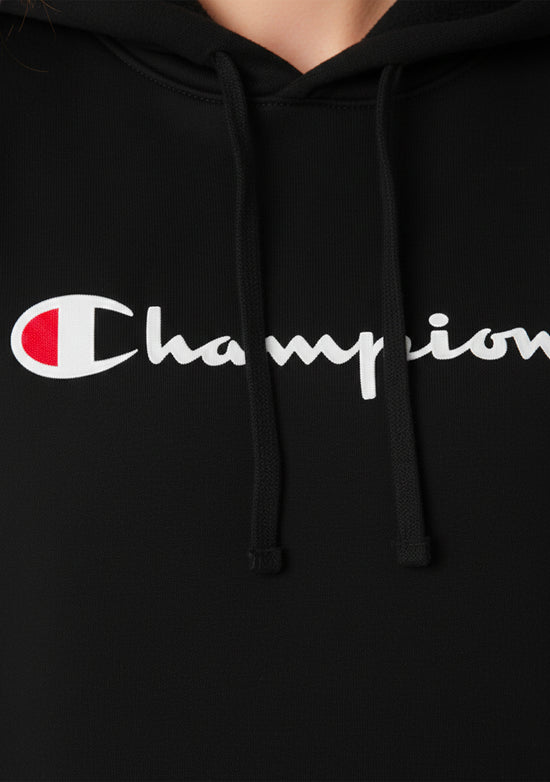 Champion Women’s Script Hoodie Black