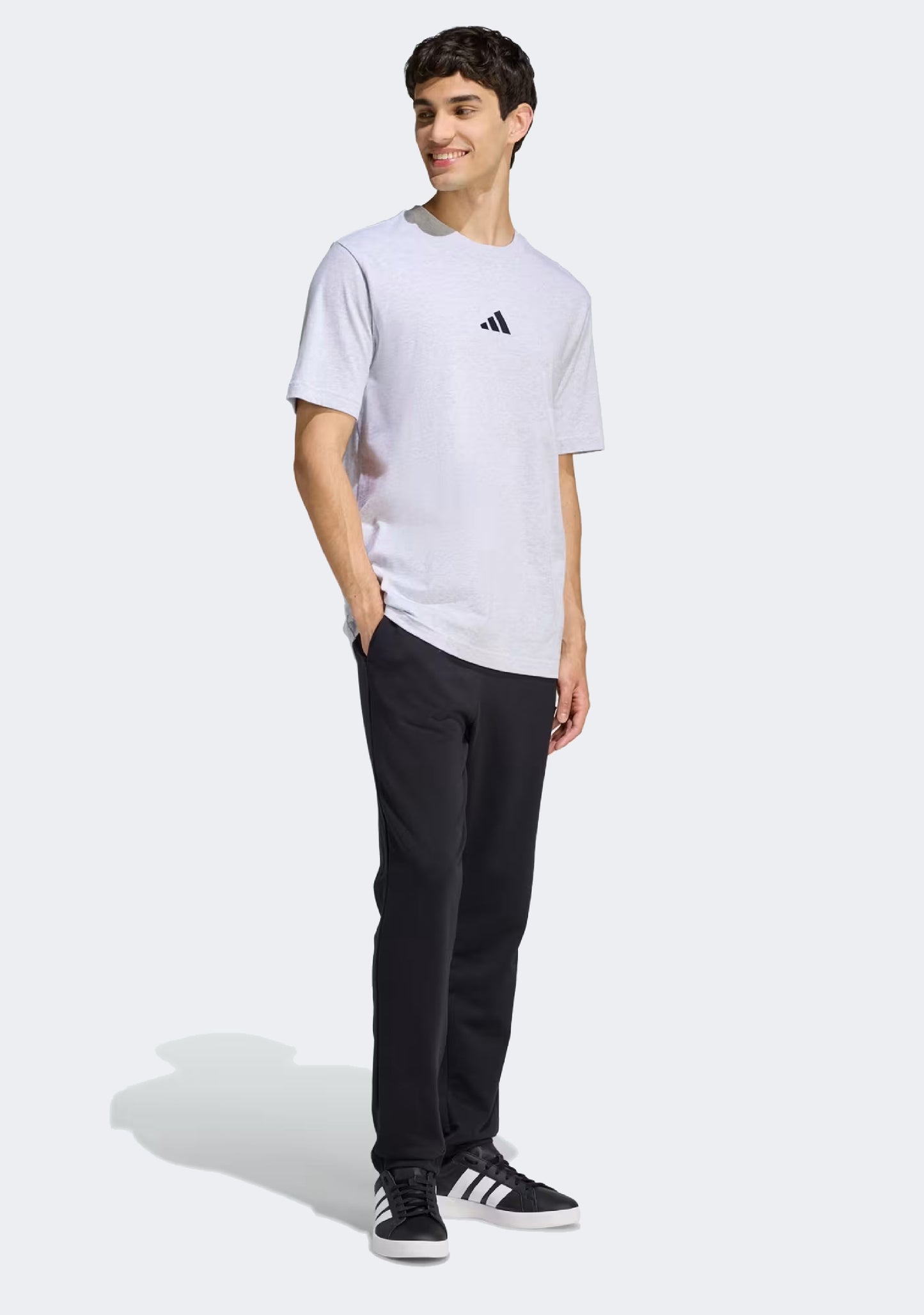 Adidas Men's Essentials Big Linear French Terry Pant