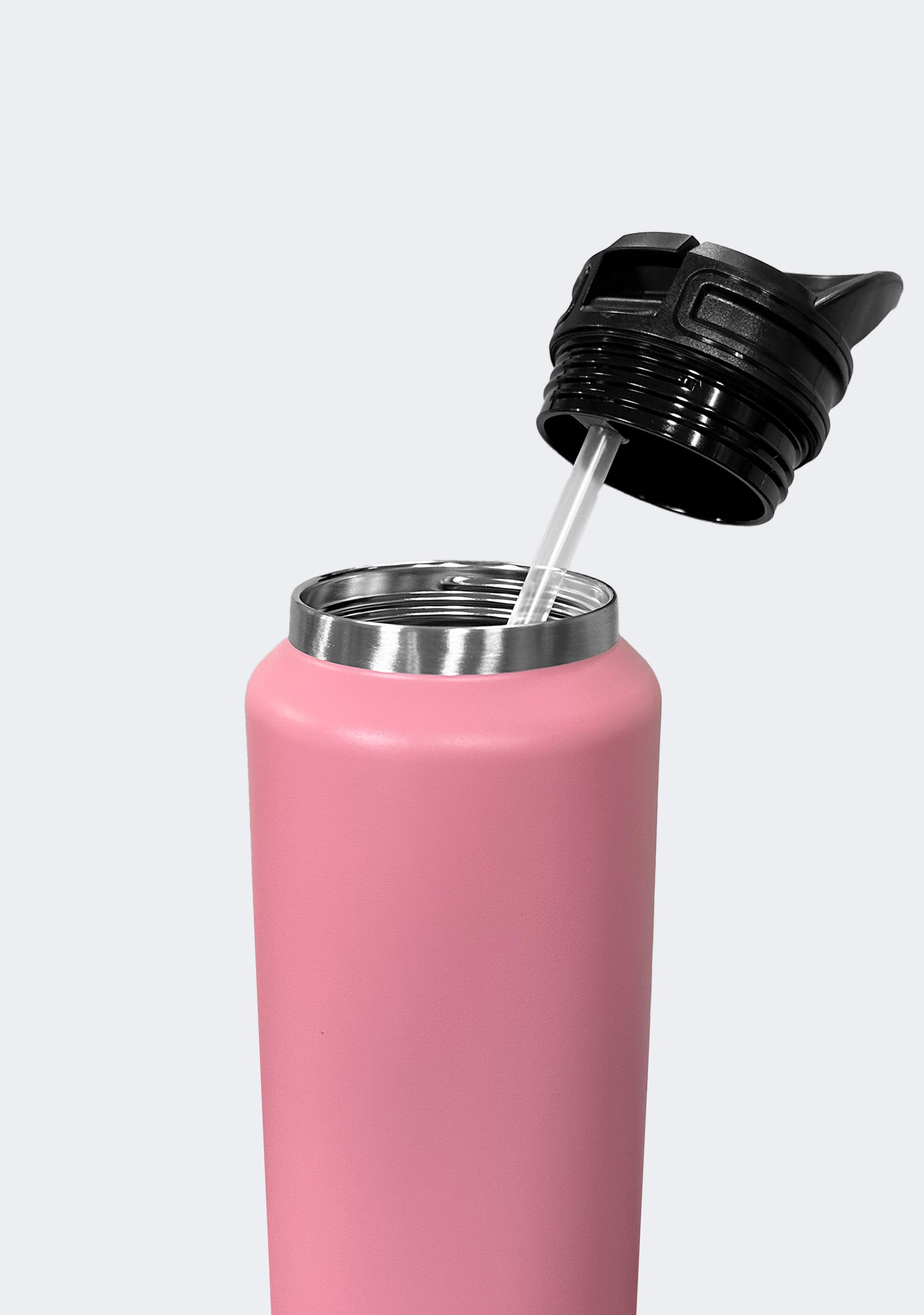 Fridgy 1080mL Grip Range Sippy Lid Water Bottle Light Pink
