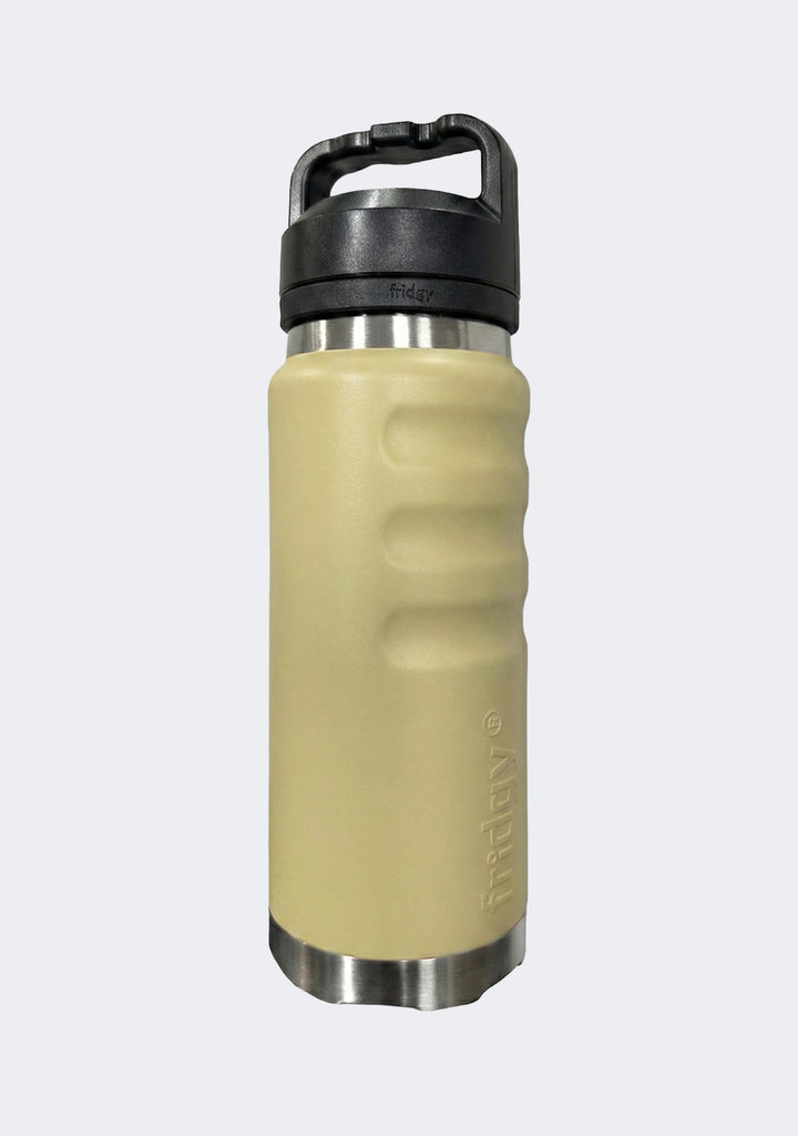 Fridgy 1080mL Grip Range Dual Lid Water Bottle Sandy Taupe
