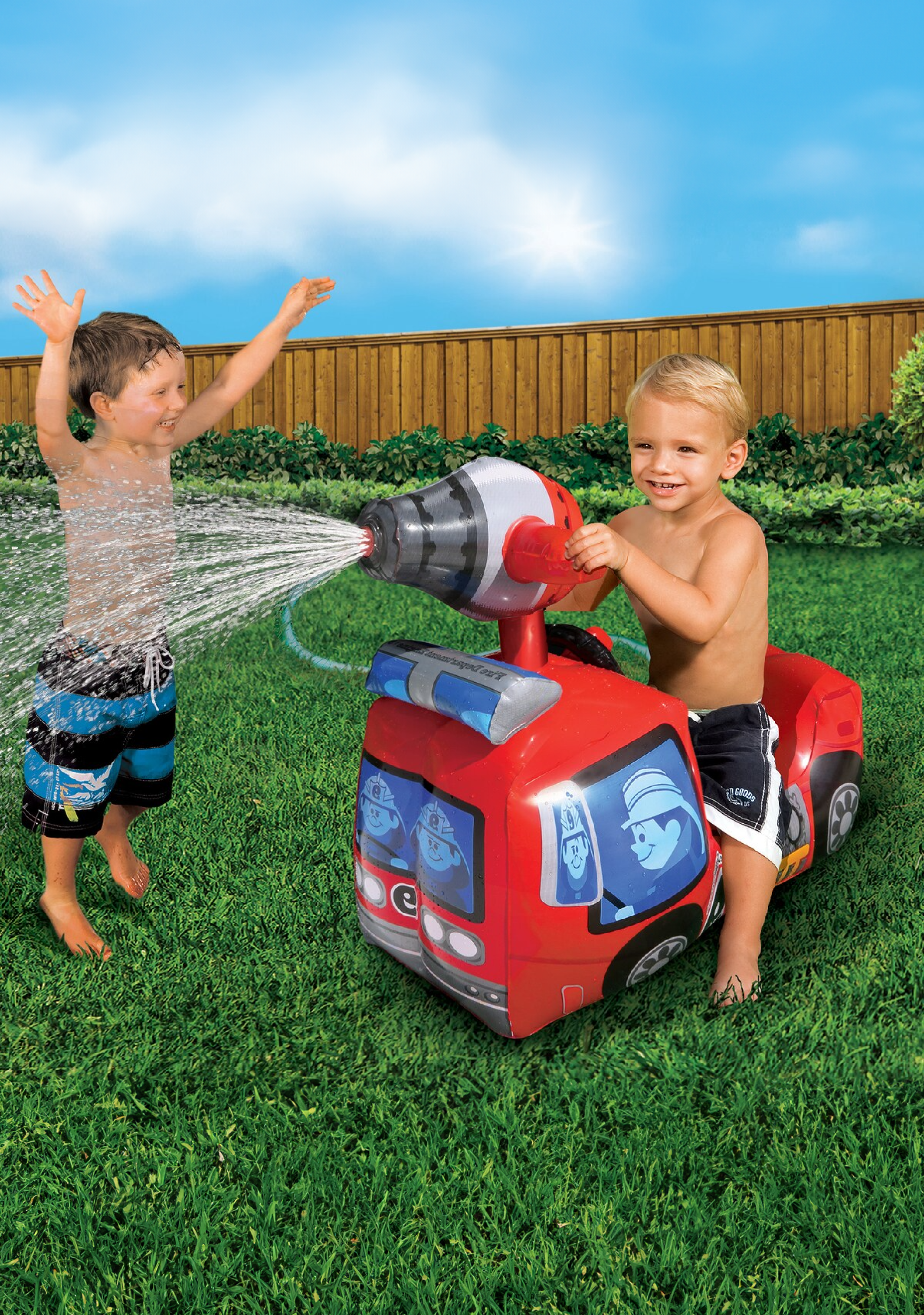 Go Play! Fun Squirt Fire Truck