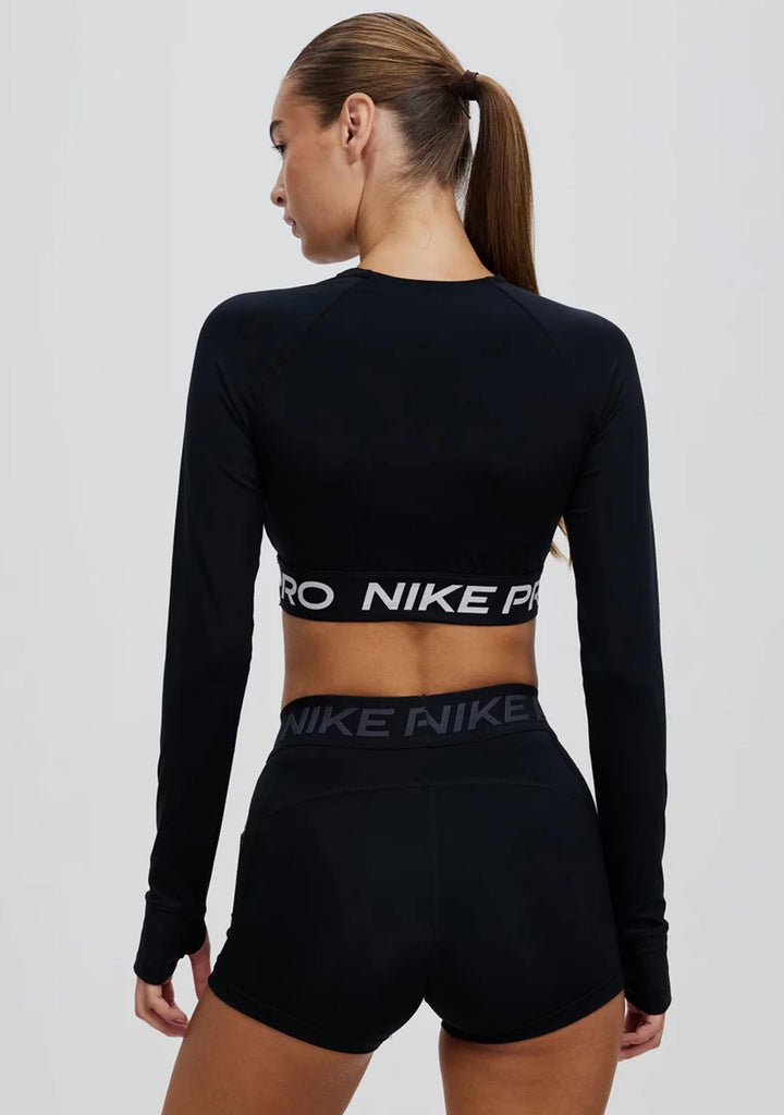 Nike Women's Pro Dri-Fit Cropped Long Sleeve Top