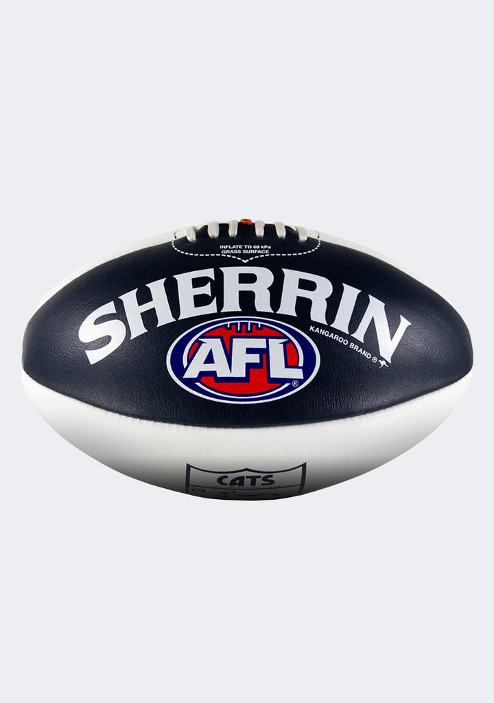 Sherrin Geelong Cats Team Leather Football