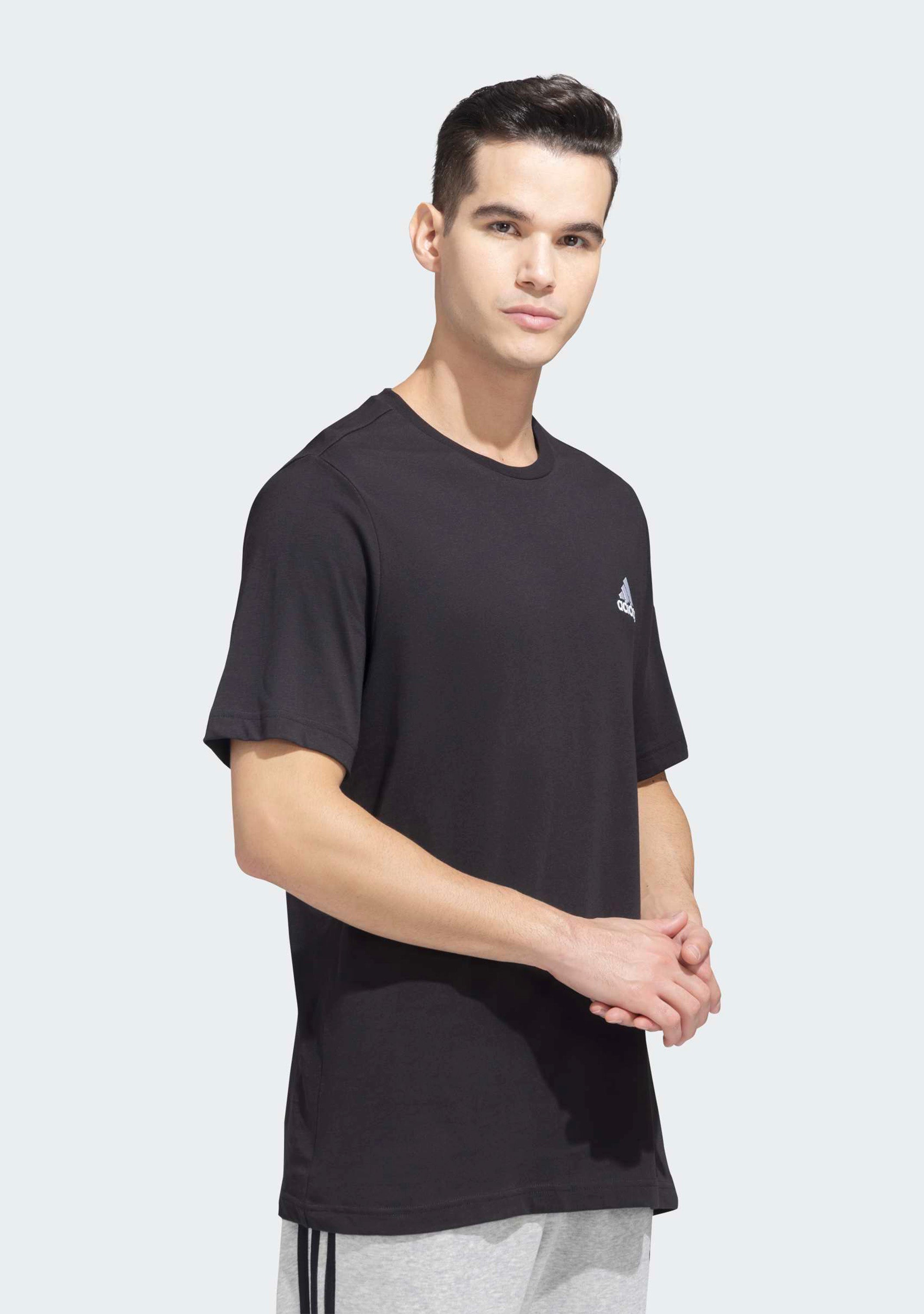 Adidas Men's Essentials Embroidered Small Logo Tee