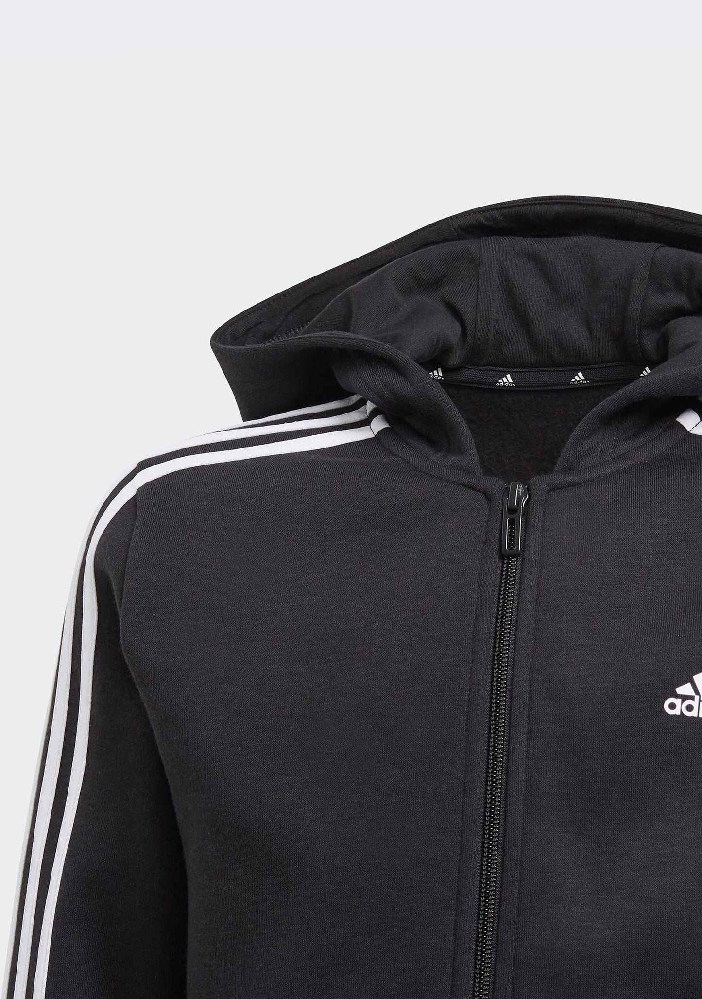 Adidas Boys' Essentials 3-Stripes Full-Zip Hoodie