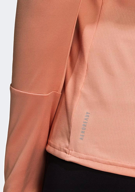 Adidas Women's Own The Run 1/2 Zip Tee