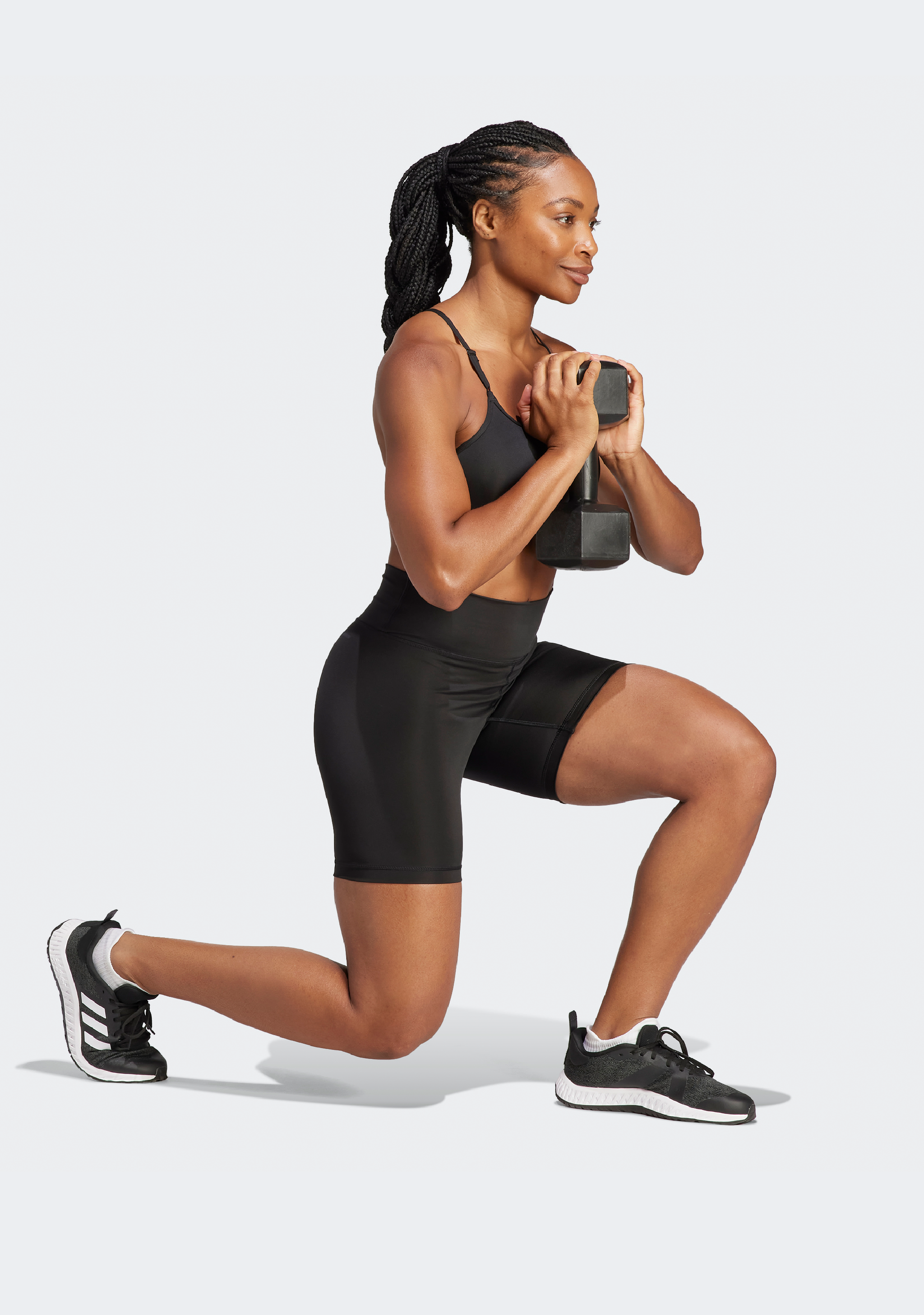 Adidas Women's 7 Inch Black Short Tights