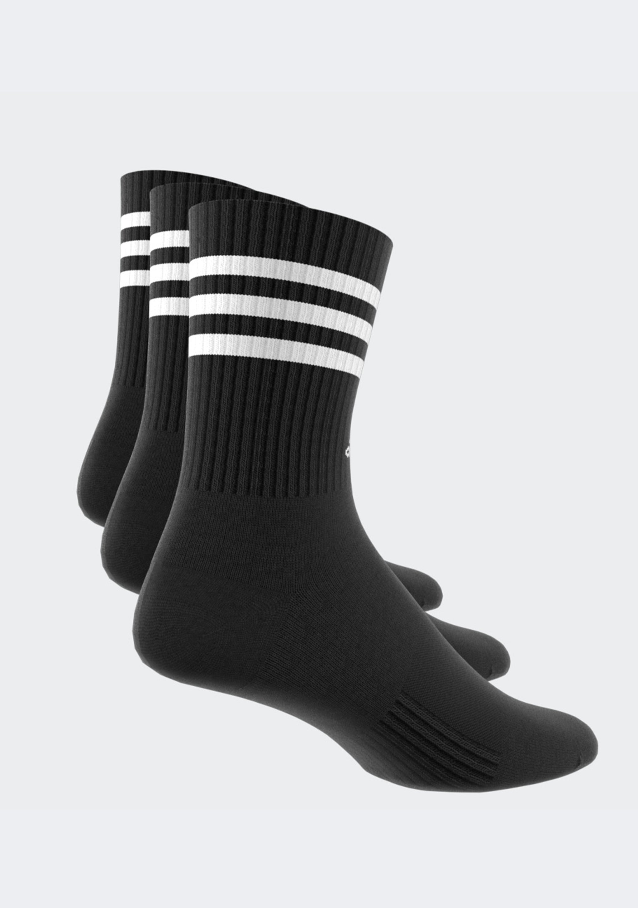 Adidas 3-Stripes Cushioned Crew Socks 3 Pack