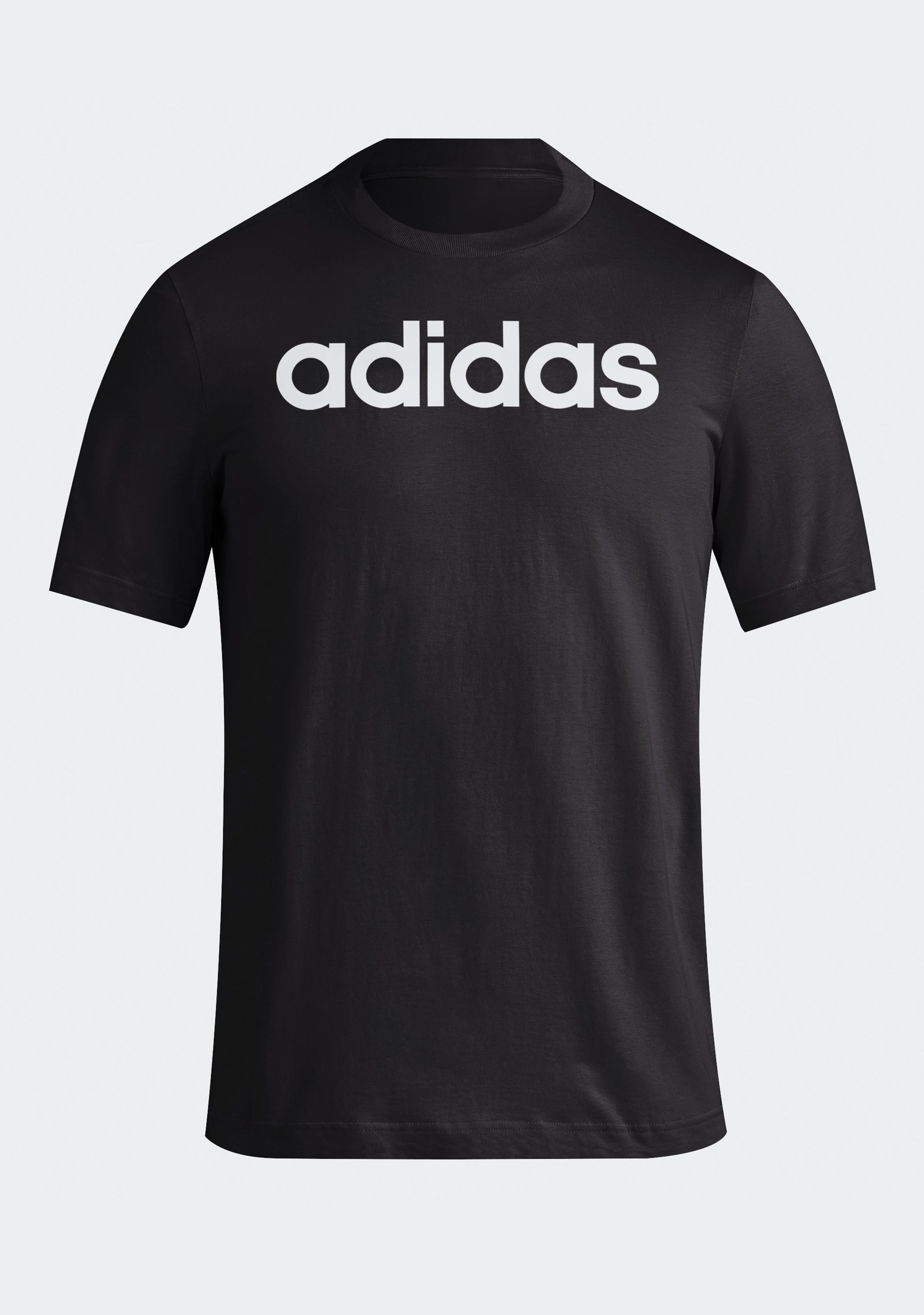 Adidas Men’s Essentials Single Jersey Linear Embroidered Logo Tee