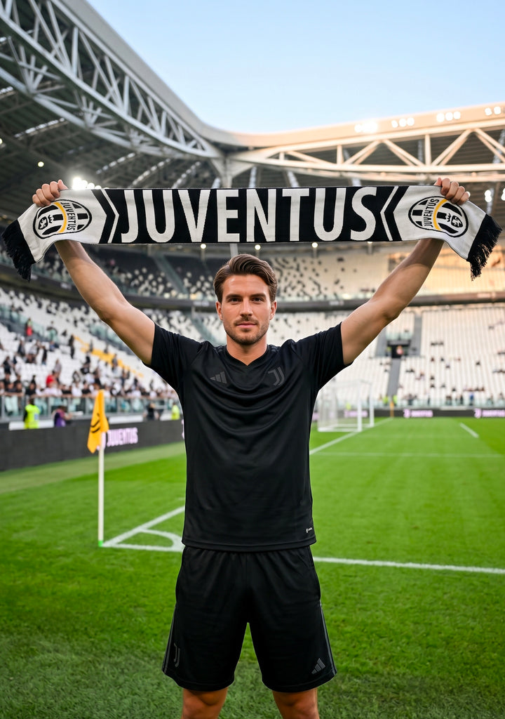 Juventus FC Reflection Jacquard Supporter Scarf