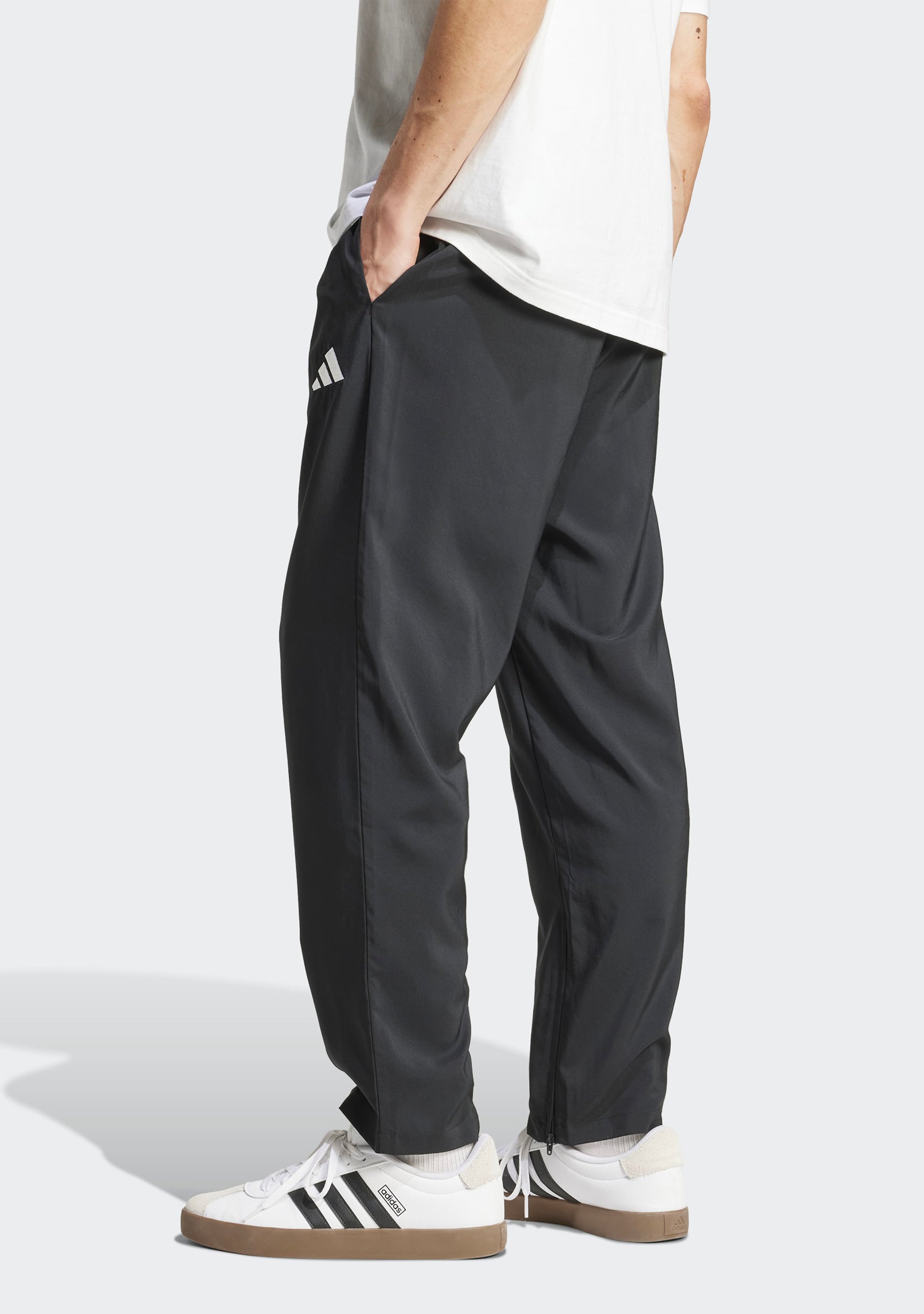 Adidas Men's Small Logo Open-Hem Stanford Pants