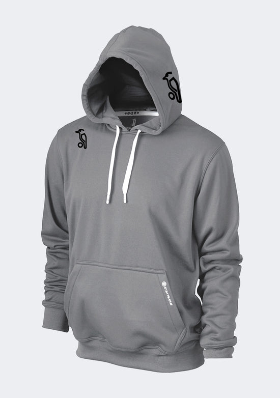 Kookaburra Men's Training Poly Tech Fleece Hoodie Grey