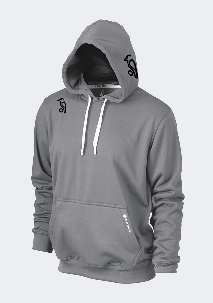 Kookaburra Men's Training Poly Tech Fleece Hoodie Grey