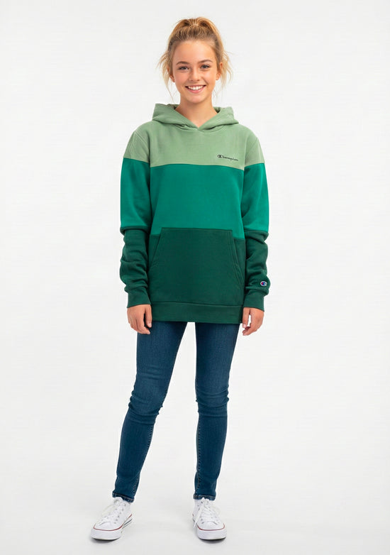 Champion Junior EU Colourmix Hoodie Green