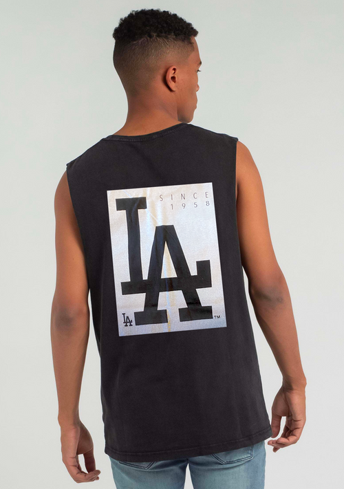Majestic Athletic Mens Los Angeles Dodgers Muscle Tee <br> MJLD0305TK
