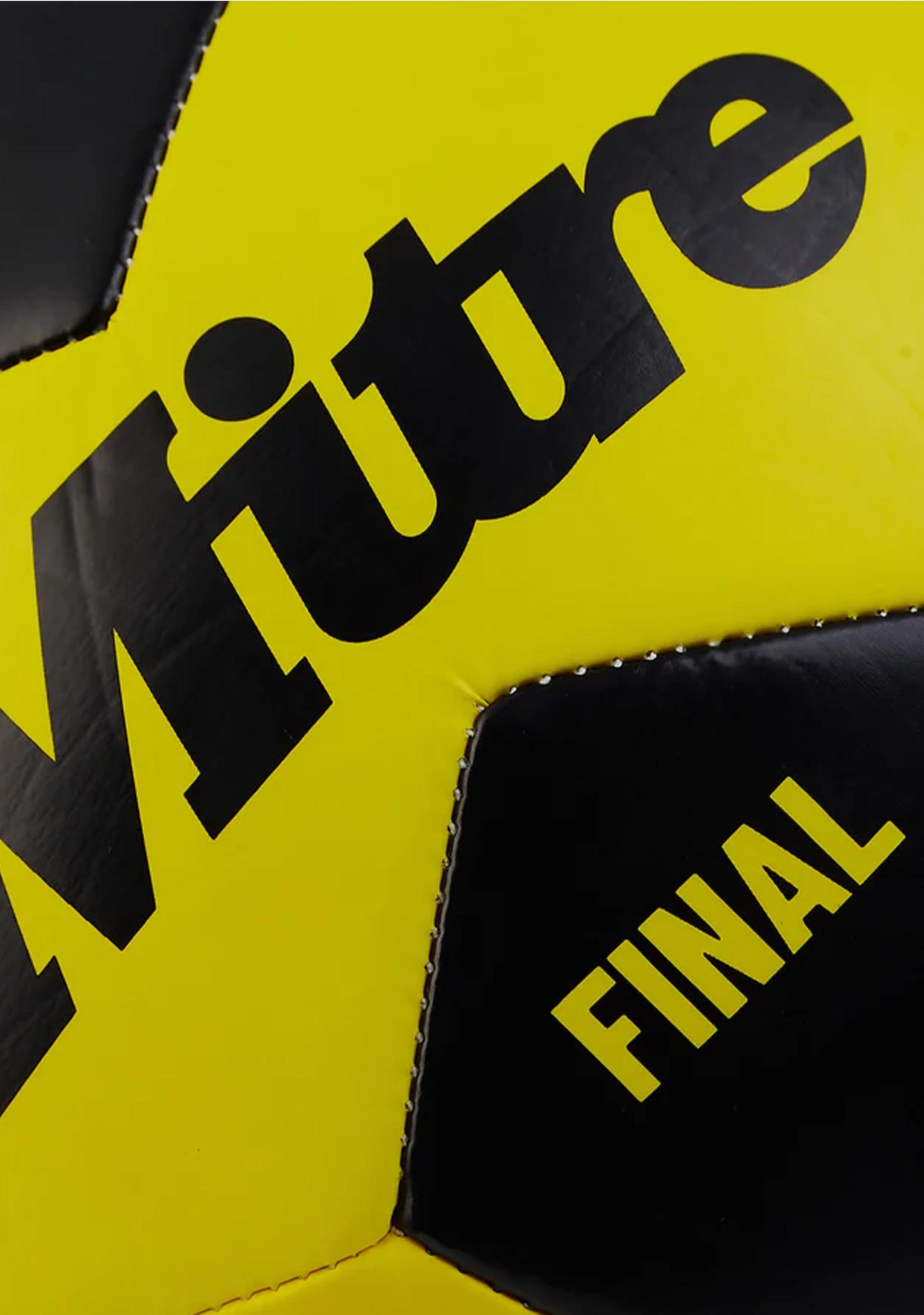 Mitre Final Soccer Ball Yellow/Black