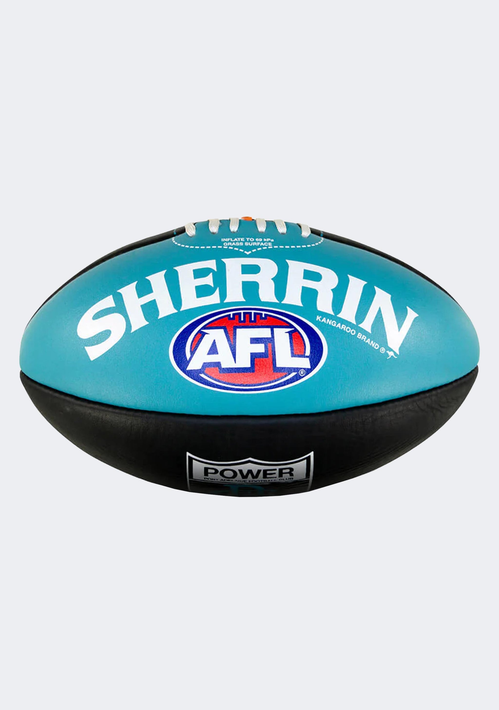Sherrin Port Adelaide Power Team Leather Football