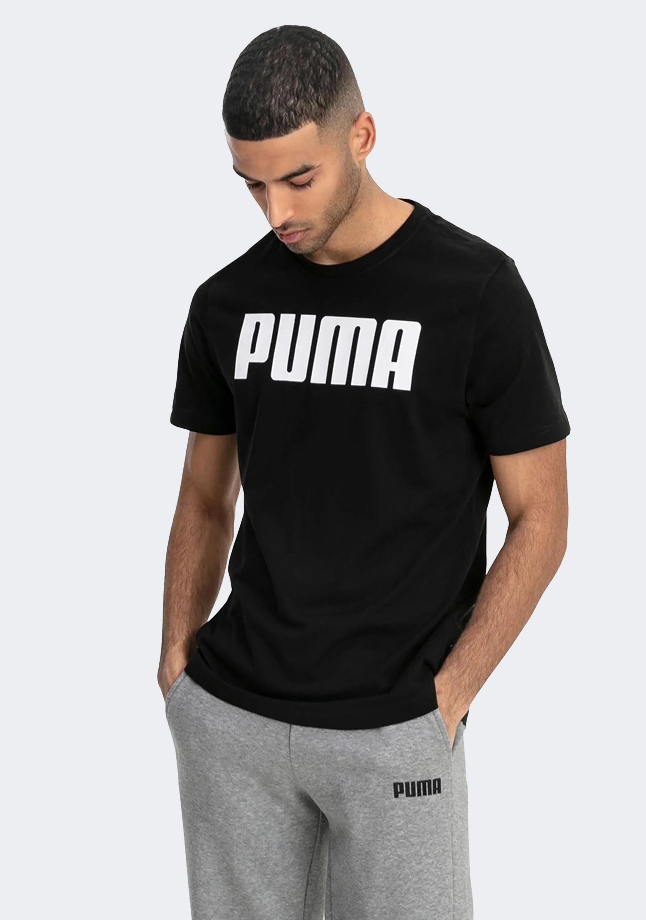 Puma Men’s Essential Logo Tee Black
