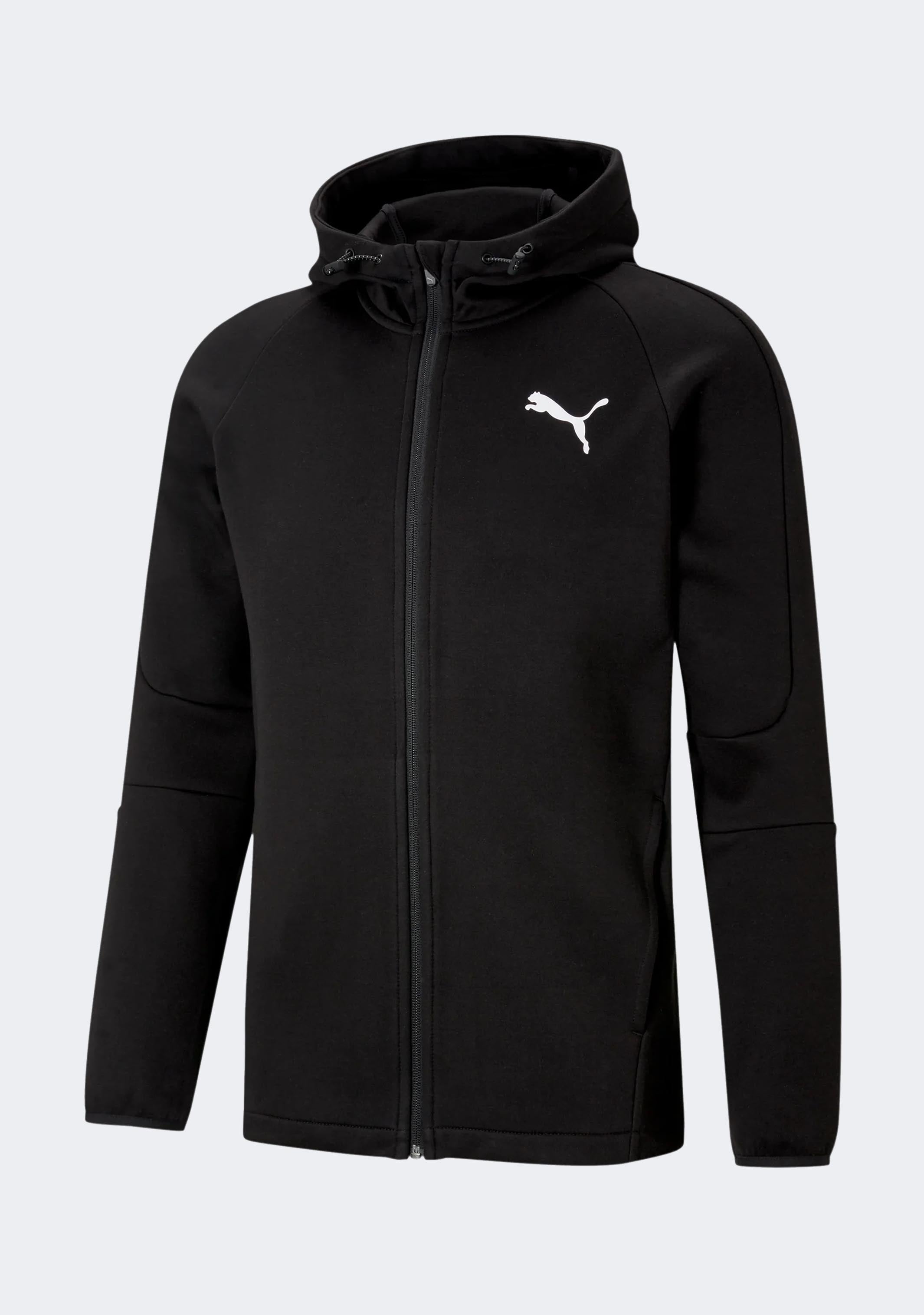 Puma Men's EVO Stripe Core FZ Hoodie Black
