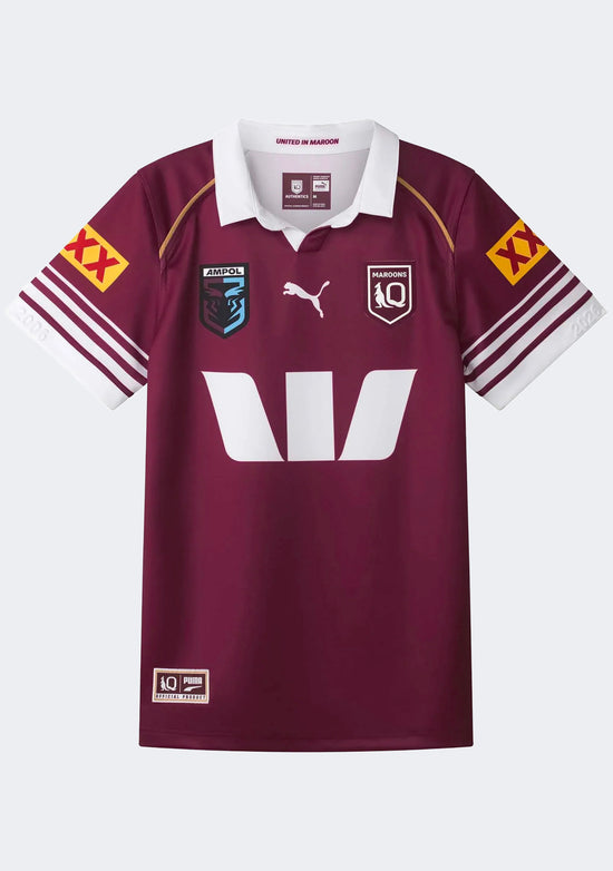 Puma Men's QLD Maroons 2026 Replica Home Jersey