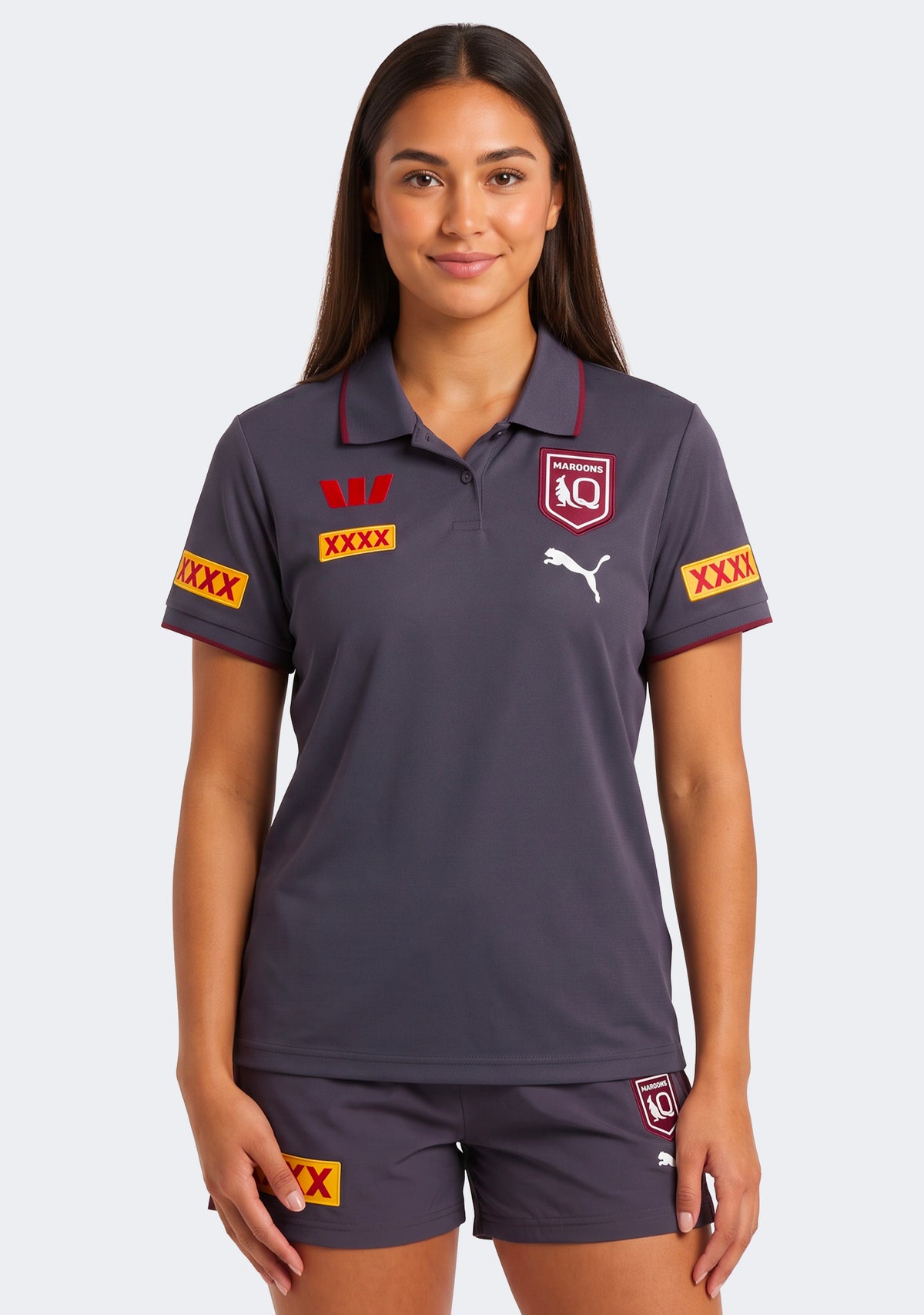 Puma Women's QLD Maroons 2026 Team Polo