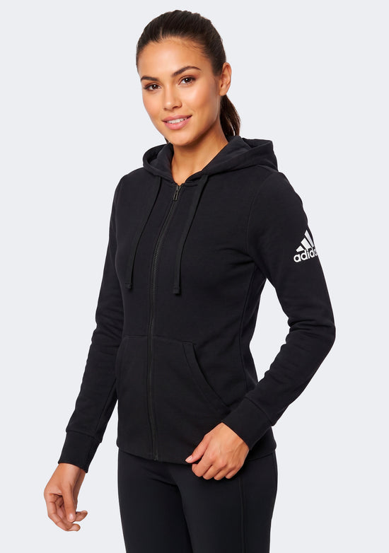 Adidas Women’s Essential Solid Full Zip Hoodie