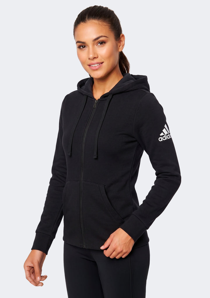 Adidas Women’s Essential Solid Full Zip Hoodie
