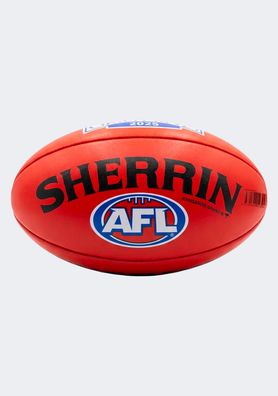 Sherrin PVC AFL Grand Final 2025 20cm Mini Football Red