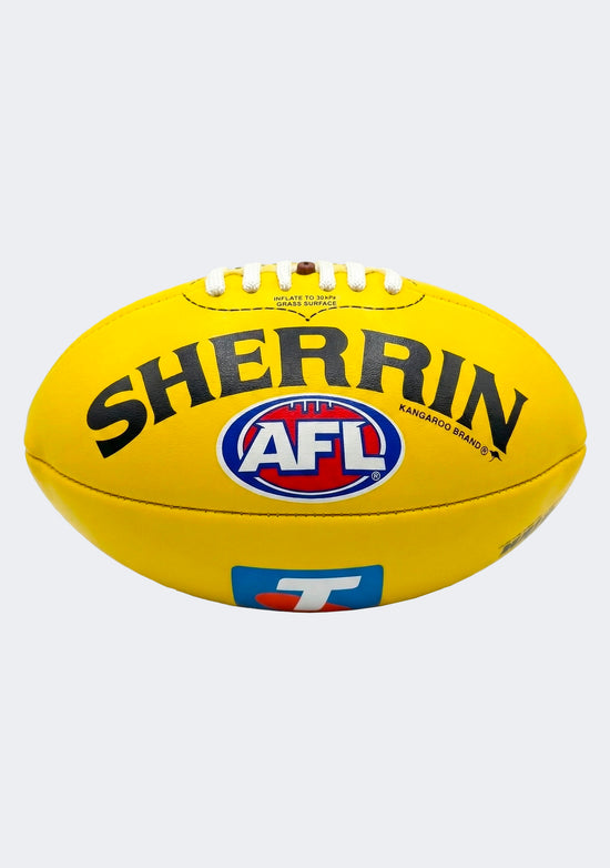Sherrin PVC AFL Grand Final 2025 20cm Mini Football Yellow