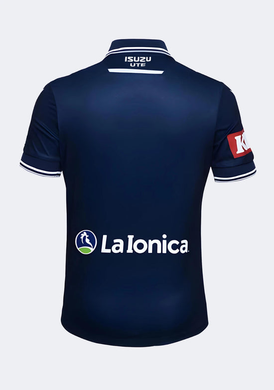 Macron Kids' Melbourne Victory M24/25 ALW Authentic Short Sleeve Home Jersey