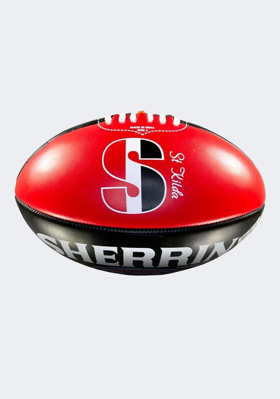 Sherrin St Kilda Saints PVC AFL Team Logo Football