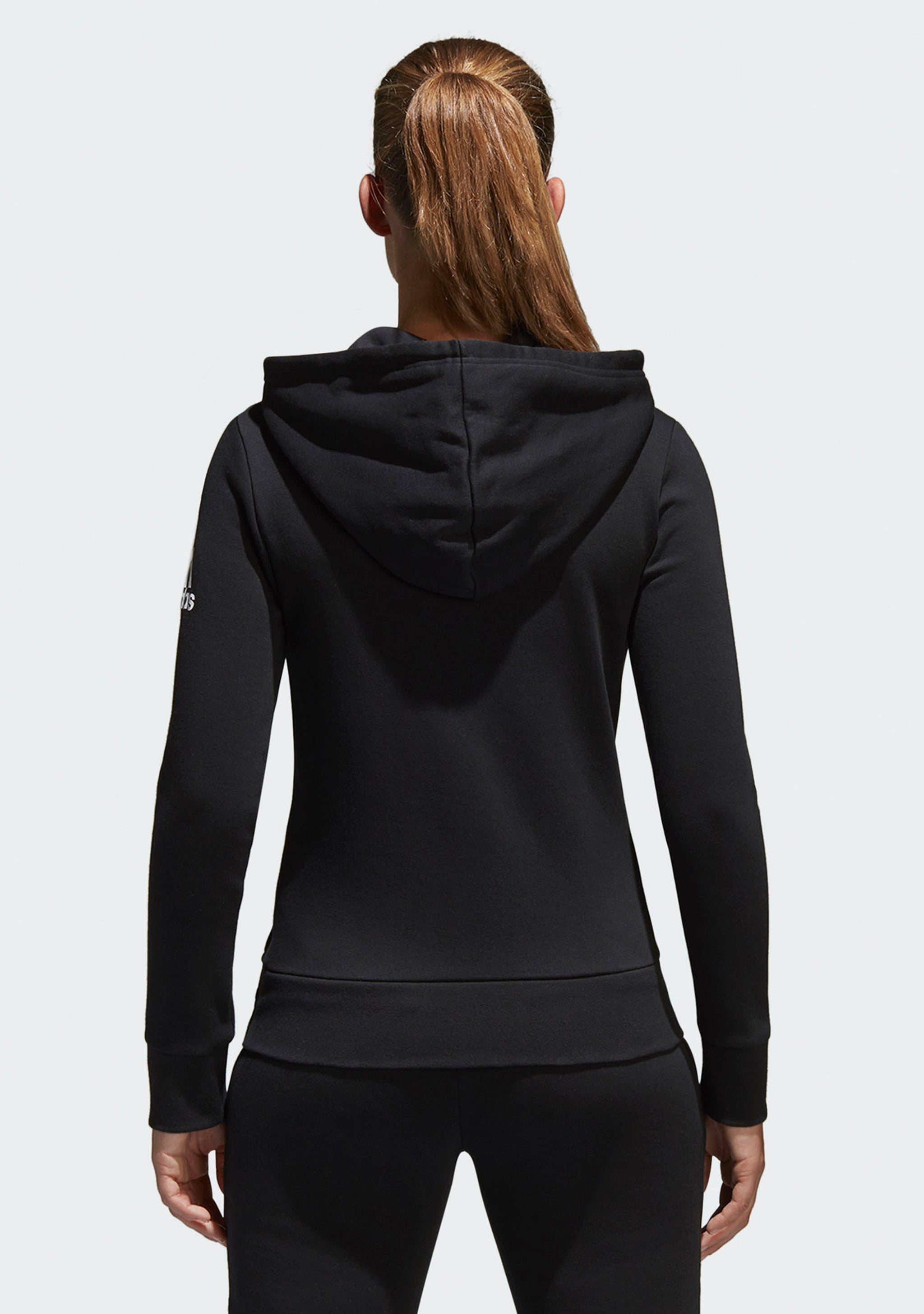 Adidas Womens Essential Solid Full Zip Hoodie