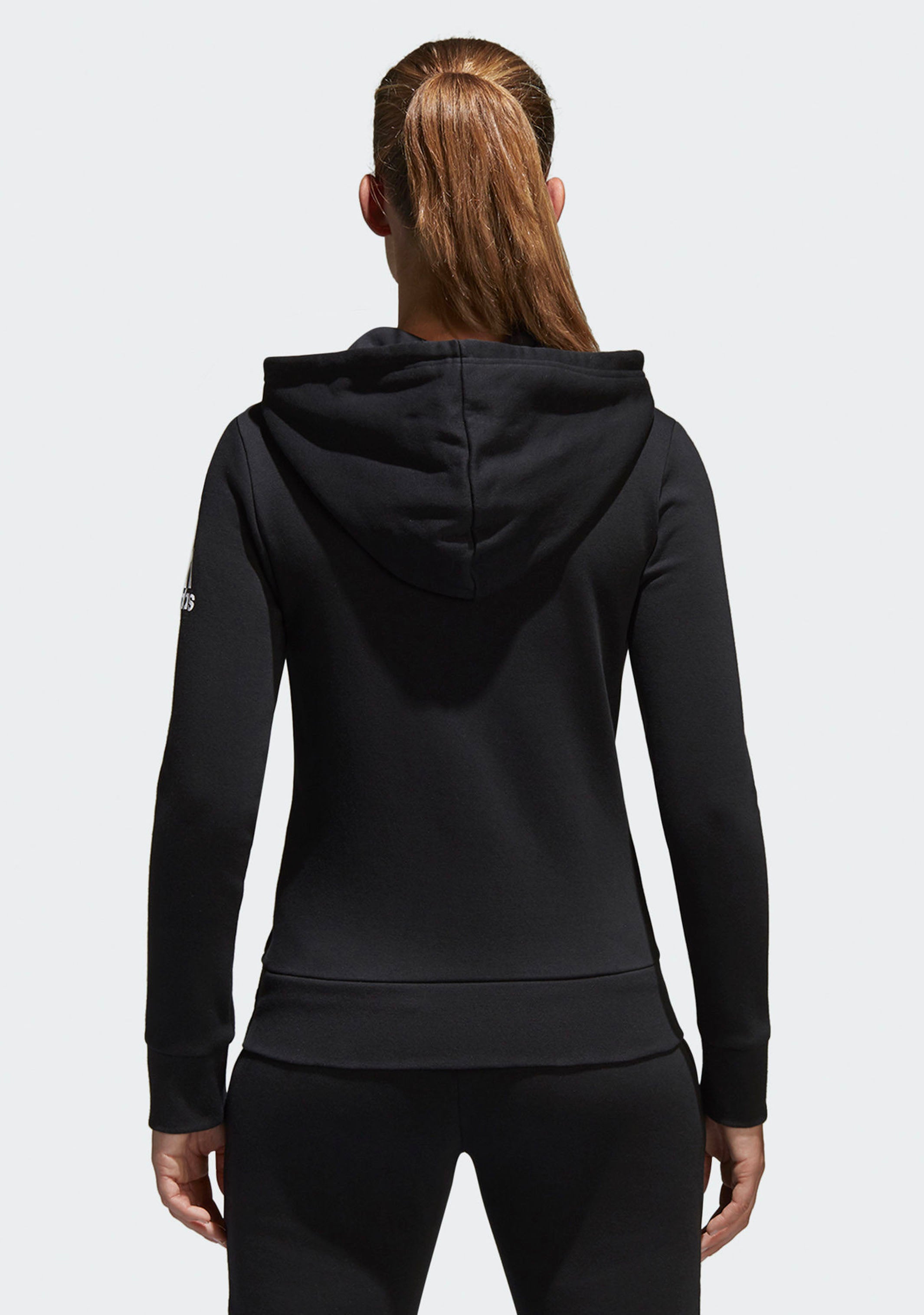 Adidas Womens Essential Solid Full Zip Hoodie