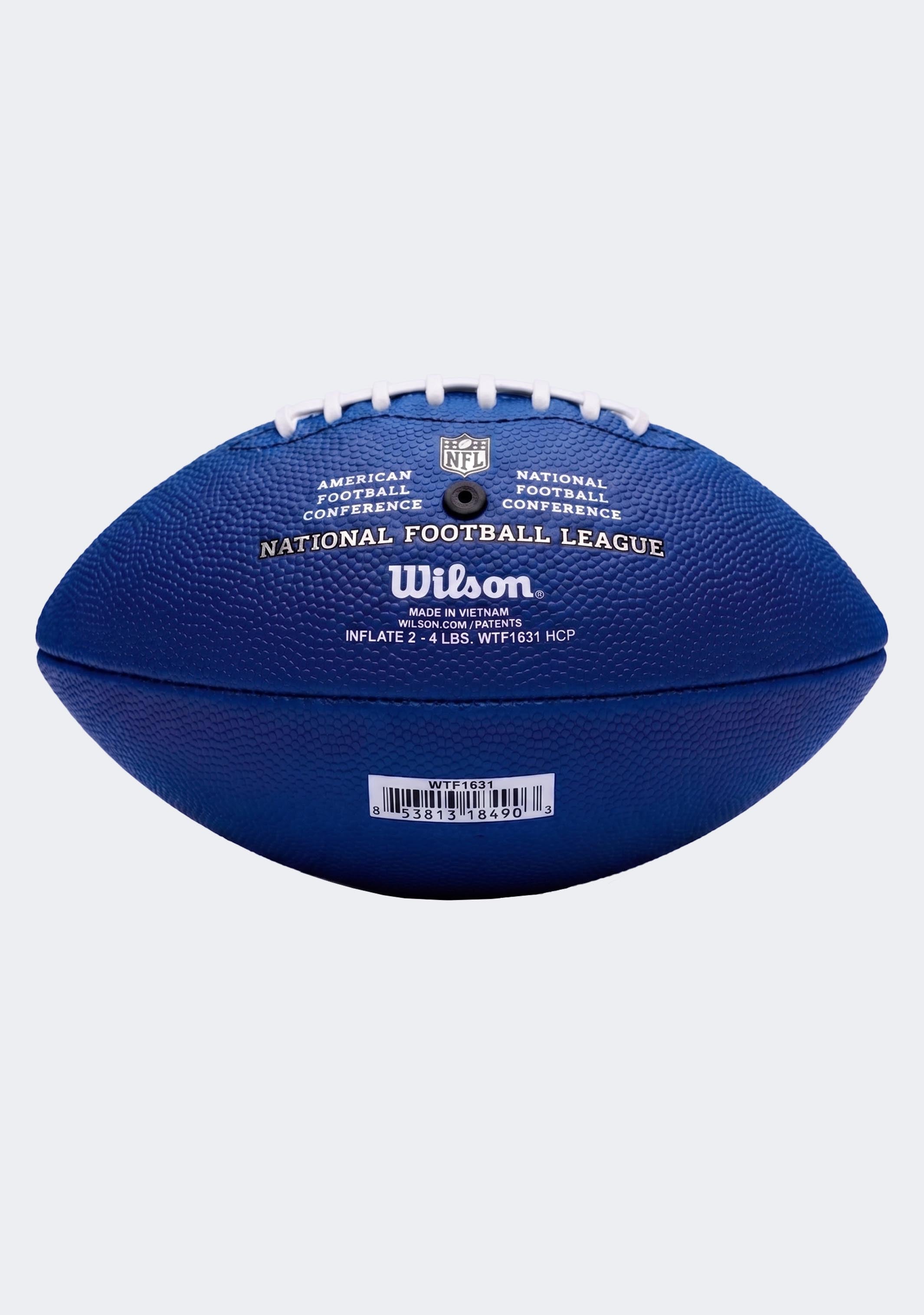 Wilson The Duke Mini Replica Football Blue – Jim Kidd Sports