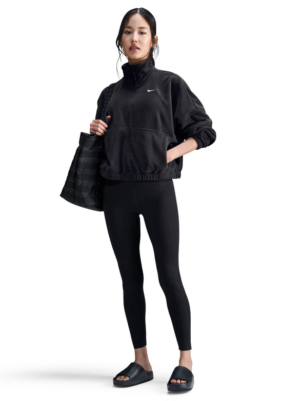 Nike Women's Therma Fit Oversized 1/2-Zip Polar Fleece Top