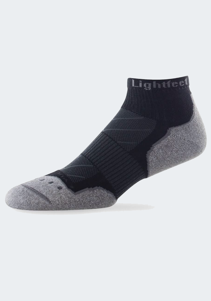 Lightfeet Adults Evolution Mini Crew Socks Black